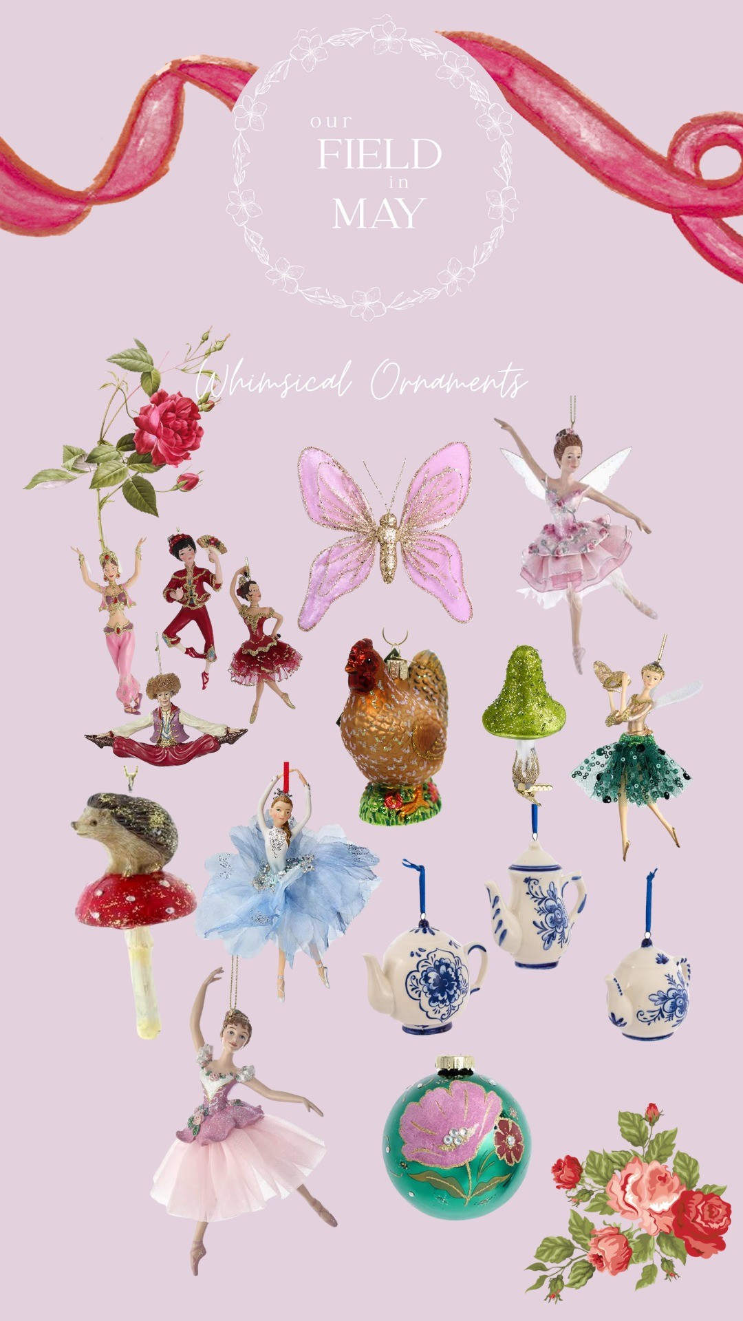 Whimsical cottagey ornaments ✨🥀

#LTKHoliday #LTKSeasonal #LTKSaleAlert