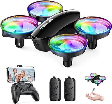 Tomzon A23W Drone with Camera 1080P, Mini LED Kids Drone with Throw to Go, High Speed Rotation an... | Amazon (US)
