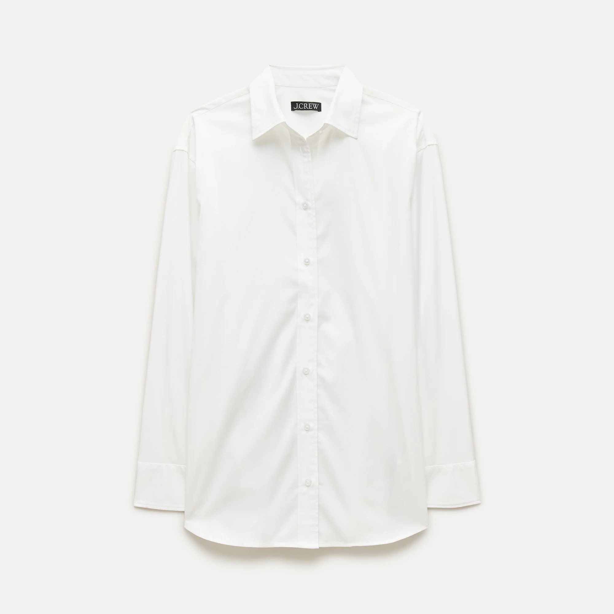 Cinched-back button-up shirt in Greenwich poplin | J. Crew US