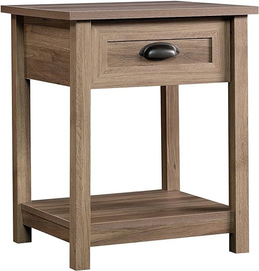 Sauder County Line Side Table/Night Stand, Salt Oak Finish | Amazon (US)