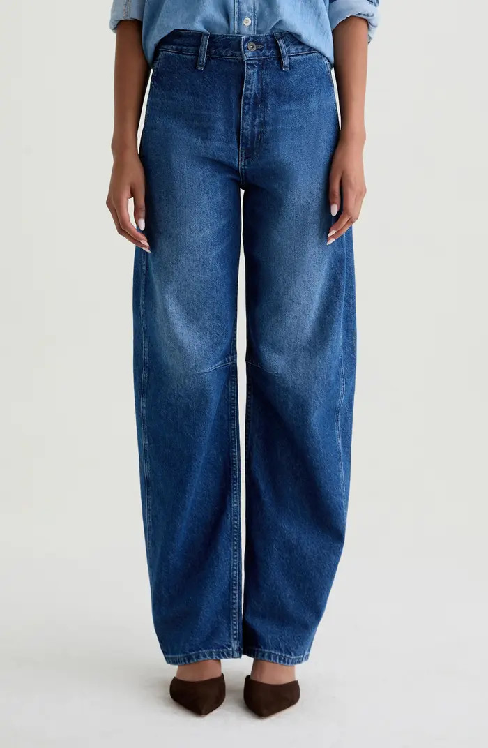 AG Mercer High Waist Barrel Jeans | Nordstrom | Nordstrom