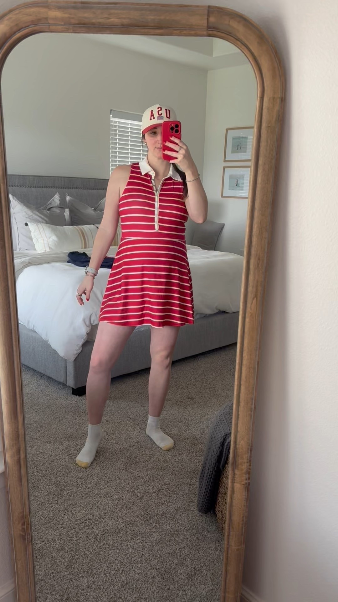 Target Active Wear Dress ❤️ 
Wearing a size medium! 

#target #allinmotion #activewear #dress #skort #nursingfriendly #red #stripes #memorialday #4thofjuly

#LTKFindsUnder50 #LTKActive #LTKStyleTip