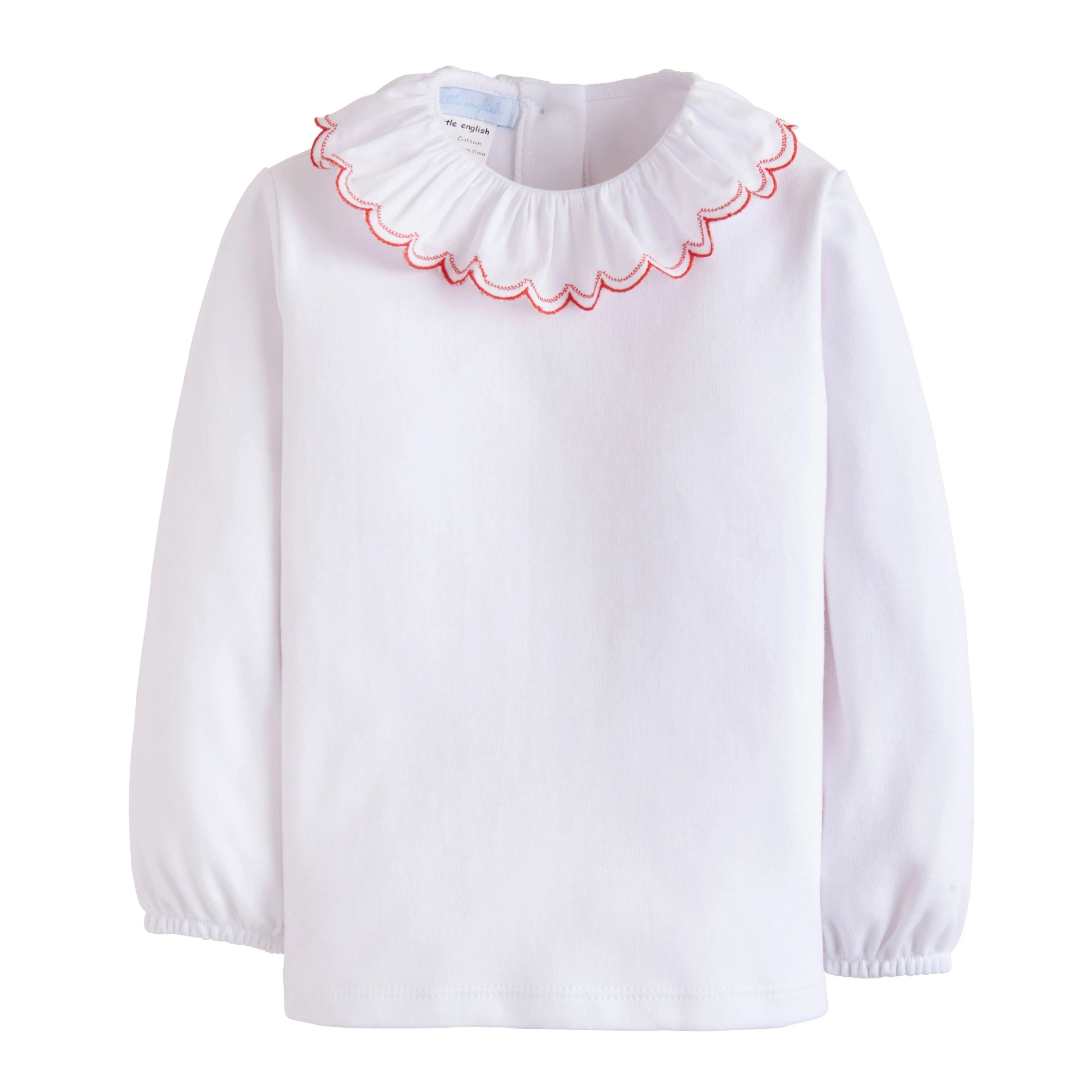 Girls Ruffled Shirt - Classic Childrens Clothing | Little English | Little English