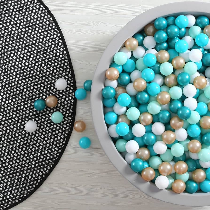 GOGOSO Ball Pit Balls 100, Soft Plastic Balls for Kids Play Pin Balls Babies Toddlers Children fo... | Amazon (US)