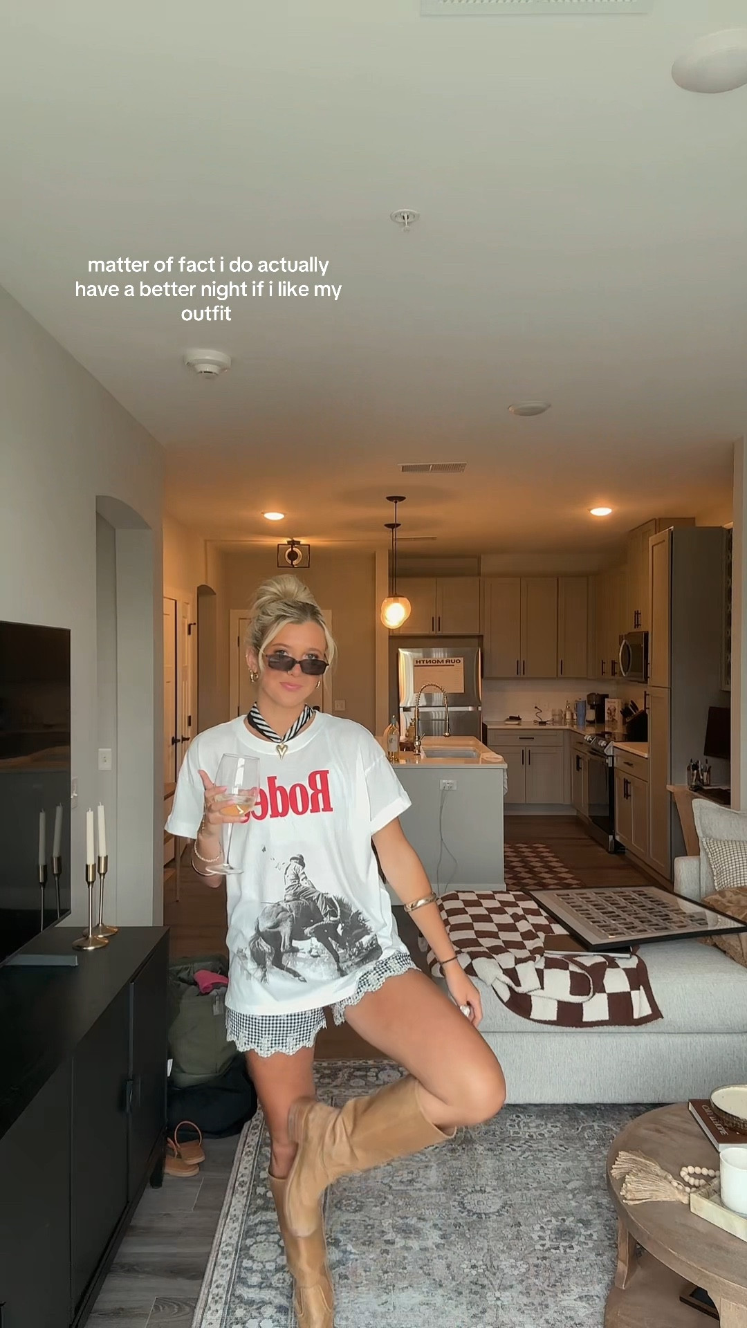 country concert outfit inspiration - shorts and necklace are both from von maur

// boots, graphic tee, bandana necklace, rodeo outfit 

#LTKFindsUnder50 #LTKSeasonal #LTKStyleTip