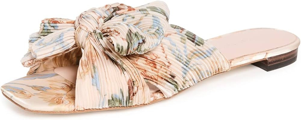 Loeffler Randall Women's Daphne Pleated Knot Flat Sandals | Amazon (US)