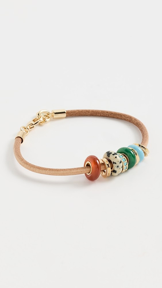 Semi Sliders On Leather Cord Bracelet | Shopbop