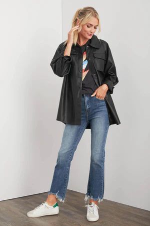 BB Dakota Faux Good Measure Shacket | Social Threads