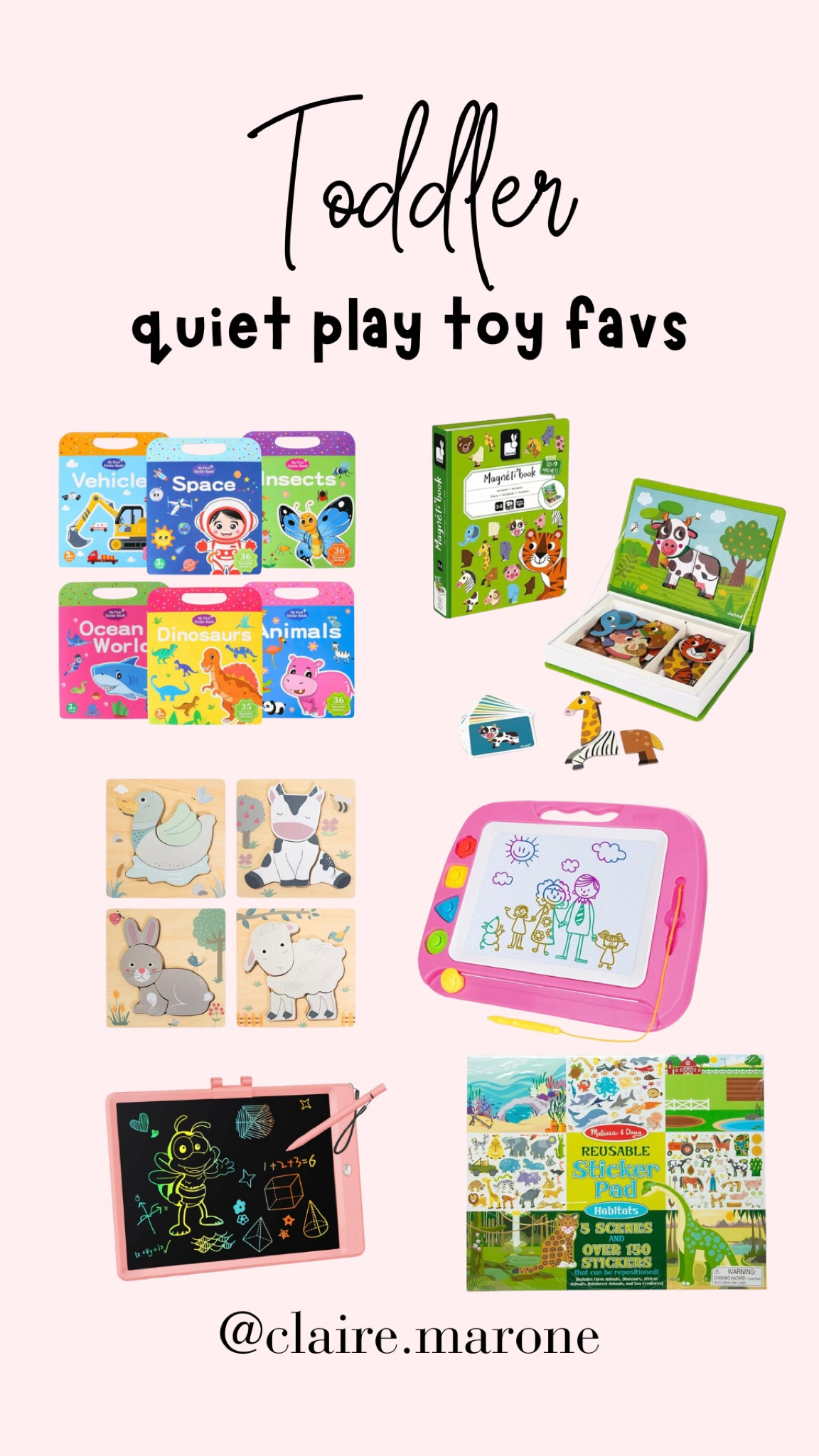 I am loving all of these for my 20 month old and they will grow well with her!! I love too that they help with “quiet play” when it’s time to calm her little body. 


#LTKBaby #LTKKids #LTKGiftGuide