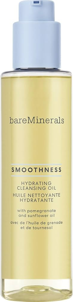 bareMinerals Smoothness Hydrating Oil Cleanser, Gentle Cleansing Oil for Face, Waterproof Makeup ... | Amazon (US)