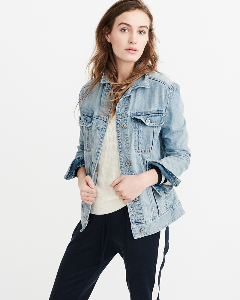 Womens Denim Jacket | Abercrombie & Fitch US & UK