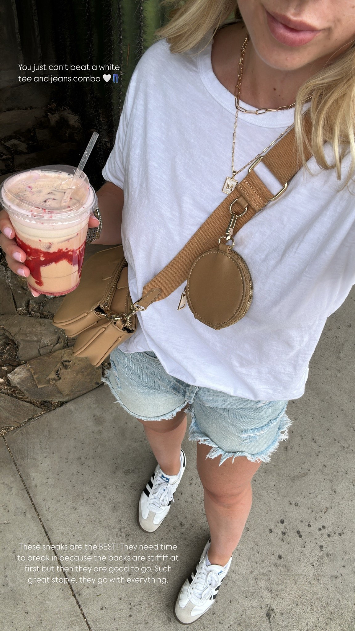Back to the basics! 🤍👖I swear by these aerie boyfriend t-shirts and I am loving these Adidas now that they’re broken in 👟 Size up in target shorts for the same loose fit look. I’m wearing a 4 but could do a 6!

#LTKFindsUnder50 #LTKStyleTip #LTKFindsUnder100