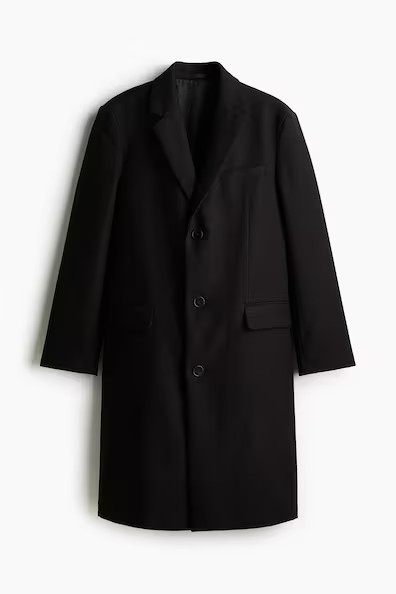 H & M - Regular Fit Coat - Black | H&M (US + CA)