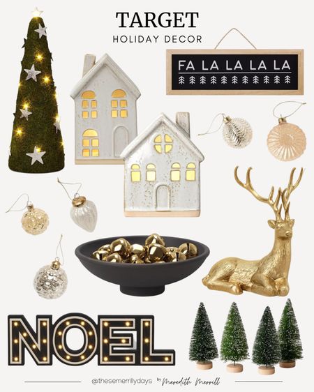 Target Holiday Decor 

Golden deer  faux tree's  ornaments  Christmas  Decor  Home decor 

#LTKparties #LTKstyletip #LTKHolidaySale