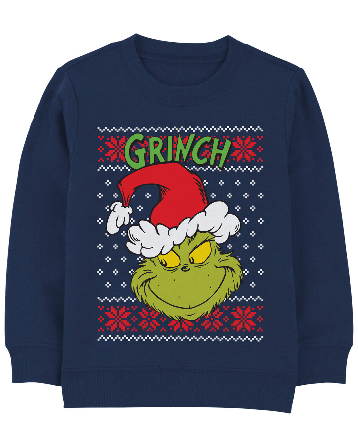 Kid Grinch Christmas Pullover - Carter's | Carter's | Carter's Inc