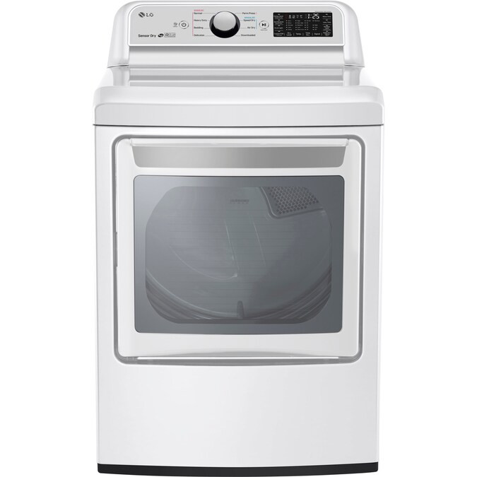 LG EasyLoad Smart Wi-Fi Enabled 7.3-cu ft Gas Dryer (White) ENERGY STAR | Lowe's