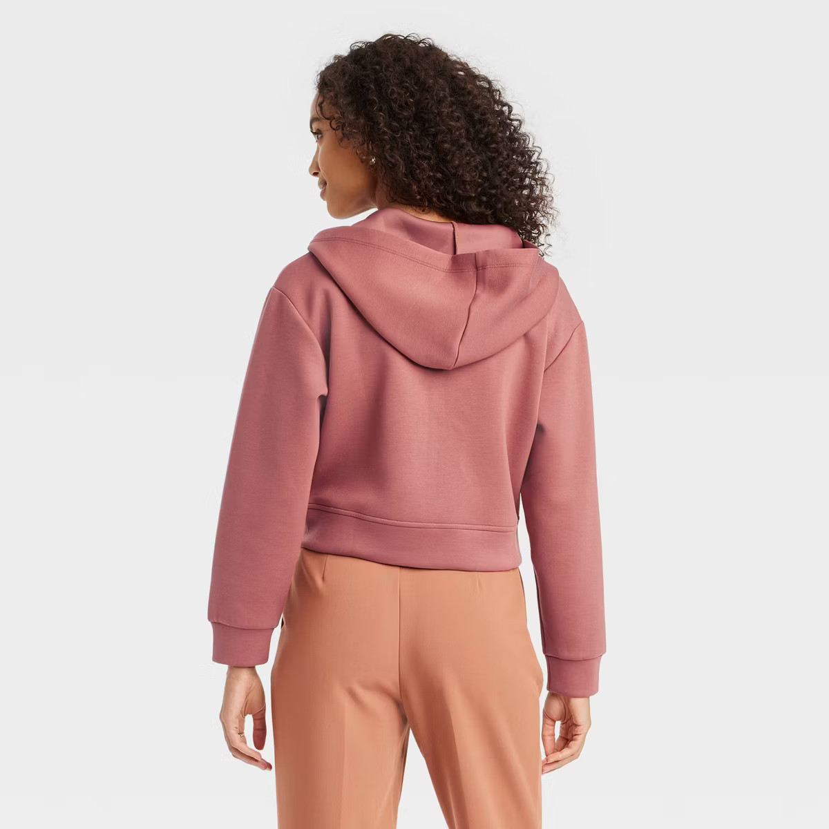 Women's Double Knit Zip Hoodie Sweatshirt - A New Day™ | Target