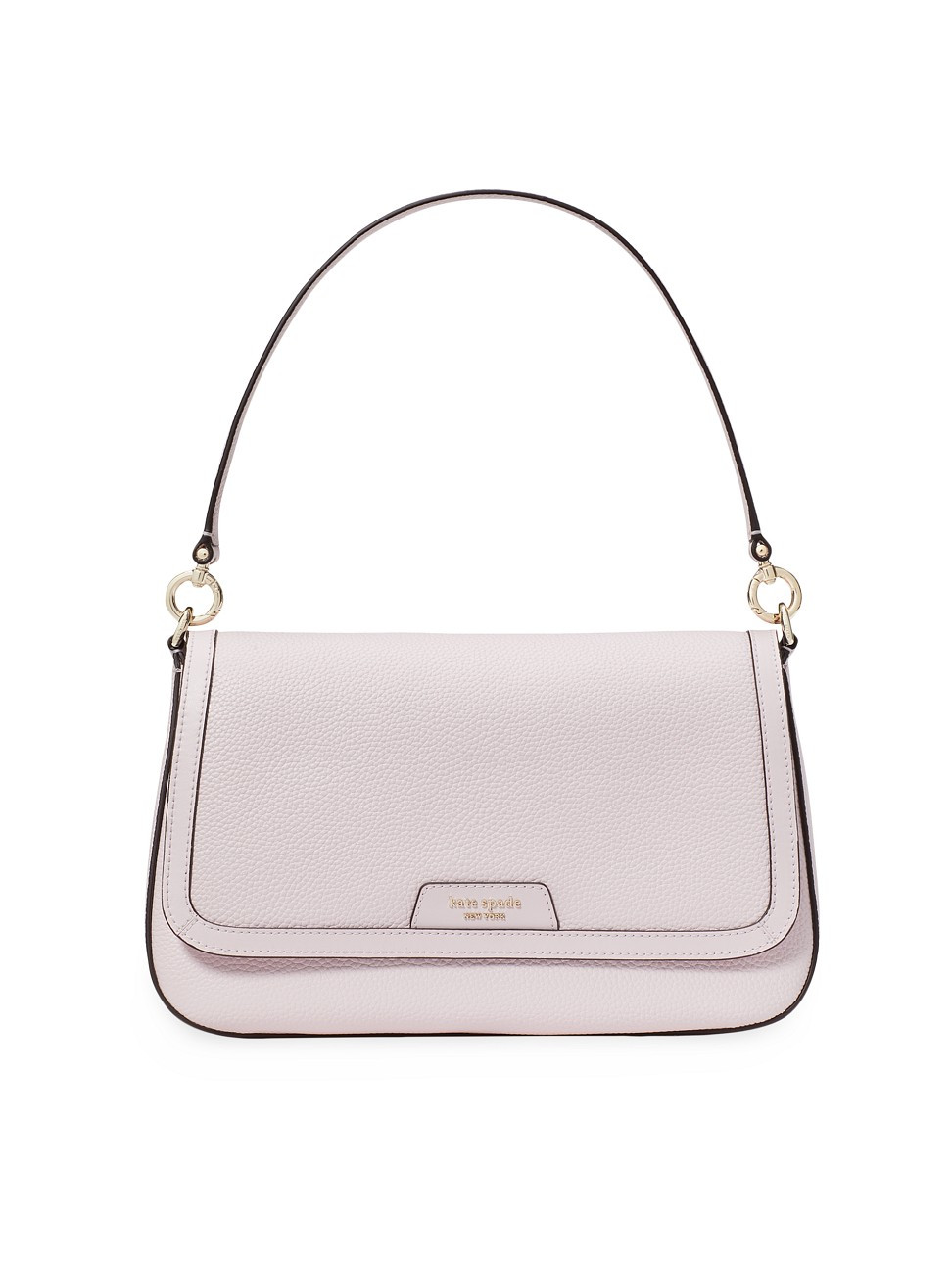 Women's Hudson Pebbled Leather Shoulder Bag - Shimmer Pink | Saks Fifth Avenue