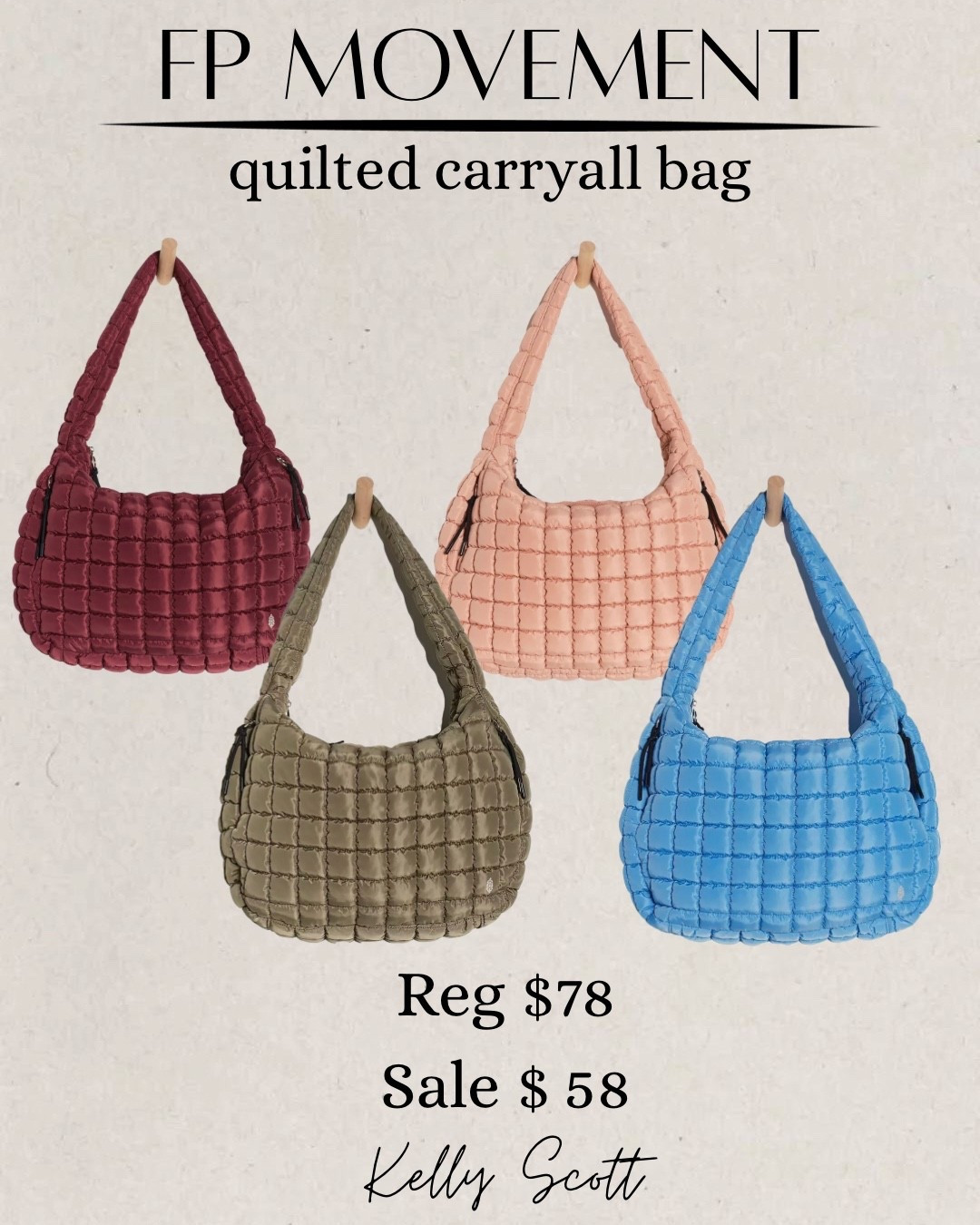 FP Movement quilted carryall tote is on sale! These 4 colors are the only colors on sale. 

Free people, quilted bag, free people style, FP movement, quilted tote

#LTKActive #LTKSaleAlert #LTKFindsUnder100