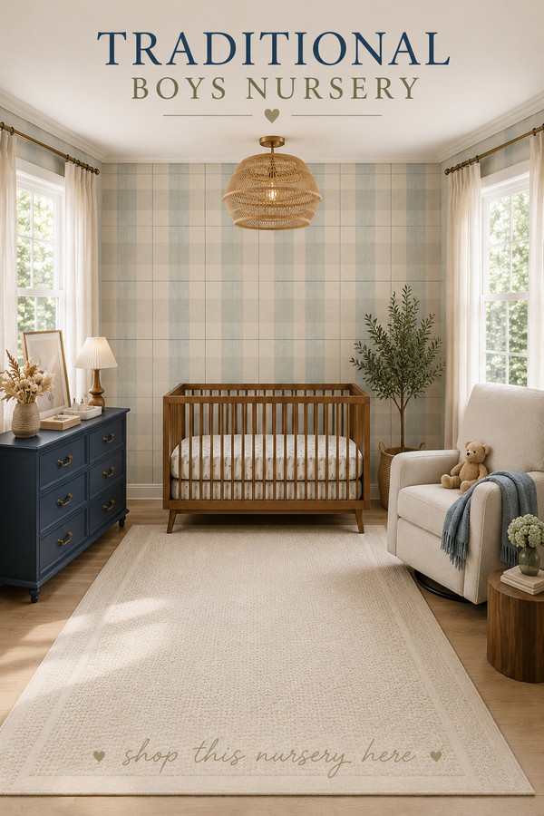Designing a classic boys nursery