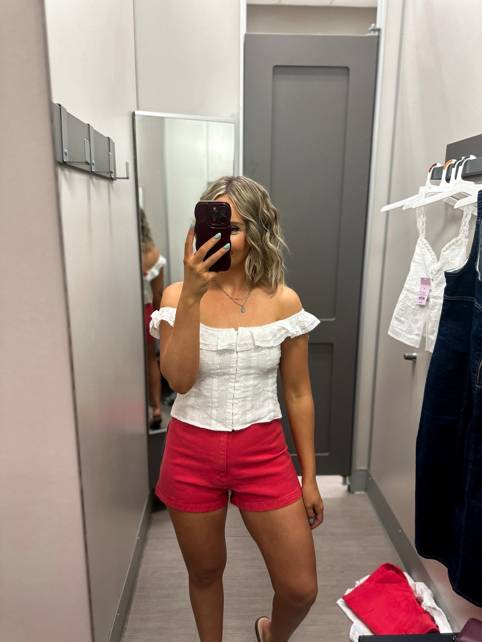 For reference, I'm 5'3” 136 pounds.
Wearing a size medium in all dresses.
Wearing a size 8 in the red shorts.
Wearing a size small in the double lined tube top.
Wearing a size medium in all sweaters. 
Wearing a size medium in the white skort / top.
Wearing a size medium in the blue skirt.
Wearing a size small in the blue top in the two piece set.
Wearing a size 6 in the red pants.
Wearing a size medium in the black and white gingham pants.

Target has the cutest spring and summer outfits!
If you don't already know I am obsessed with rapid fire target hauls & everything here is worth every penny.






Target new arrivals | target new release 2025 | Spring outfit 2025 | affordable fashion | target style | target fashion | target finds | target run / come with me to target | target new release try on | target fashion 2025 | summer fashion 2025 | target haul 2025, simple cute casual outfit, workwear, teacher outfit, date night outfit, athletic wear, 4th of July, red white and blue outfits, Memorial Day outfit mom style mom fashion #springoutfits #affordablefashion #targetstyle #targetfashion #targetfinds #springfashion2025 #targetrun #targetnewarrivals #targethaul #targettryon #targetclothes #clothinghaul #targetlife #targetdoesitagain #target2025 @targetstyle #ltkstyletip #4thofjuly #redwhiteandblue #momstyle #momoutfits #momoutfit  

#LTKFindsUnder50 #LTKSaleAlert #LTKStyleTip