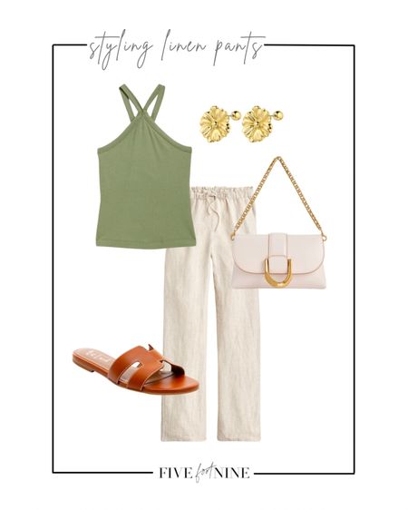 Linen pants outfit idea 

#LTKfindsunder100 #LTKsalealert #LTKSeasonal