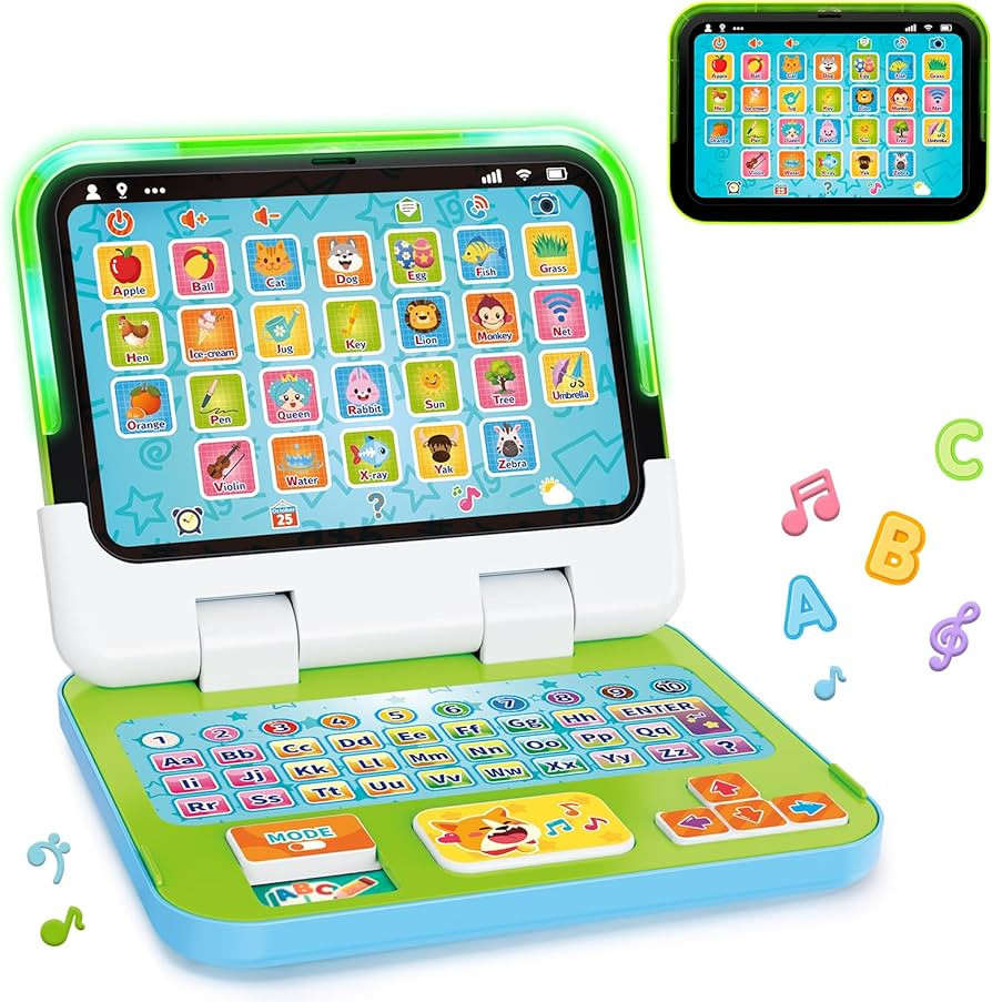 Learning Toy for Kids 1 2 3 Year Old Boys Girls, Learning Laptop for Toddlers 1-3, Interactive Ed... | Amazon (US)