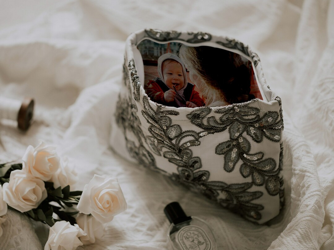 Personalized Wedding Purse Gift for Mother, Wedding Gift for Mother of the Bride, Birthday Flower... | Etsy (US)