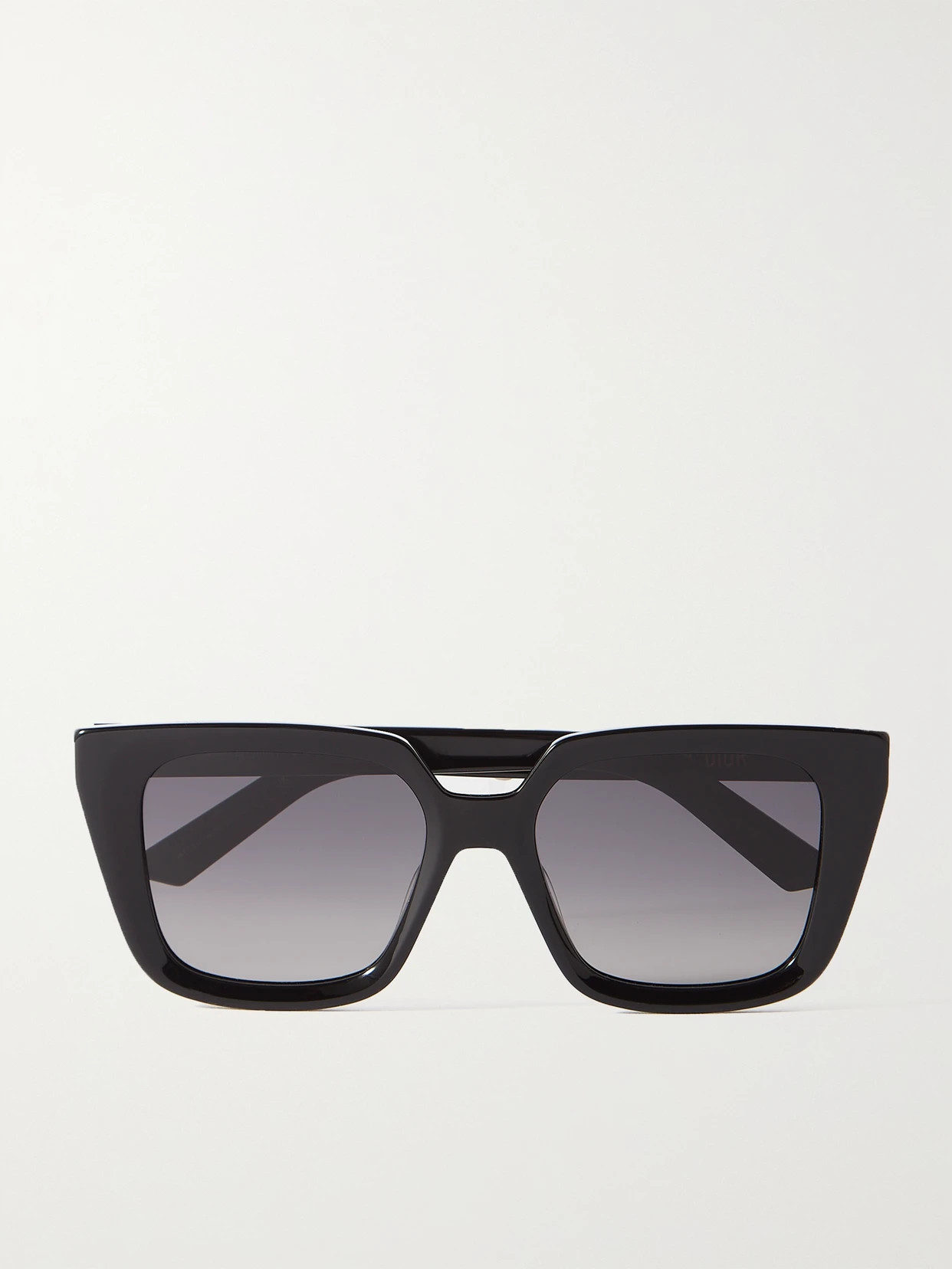 DIOR Eyewear - Diormidnight S1i Oversized Square-frame Acetate Sunglasses - Black | NET-A-PORTER (US)