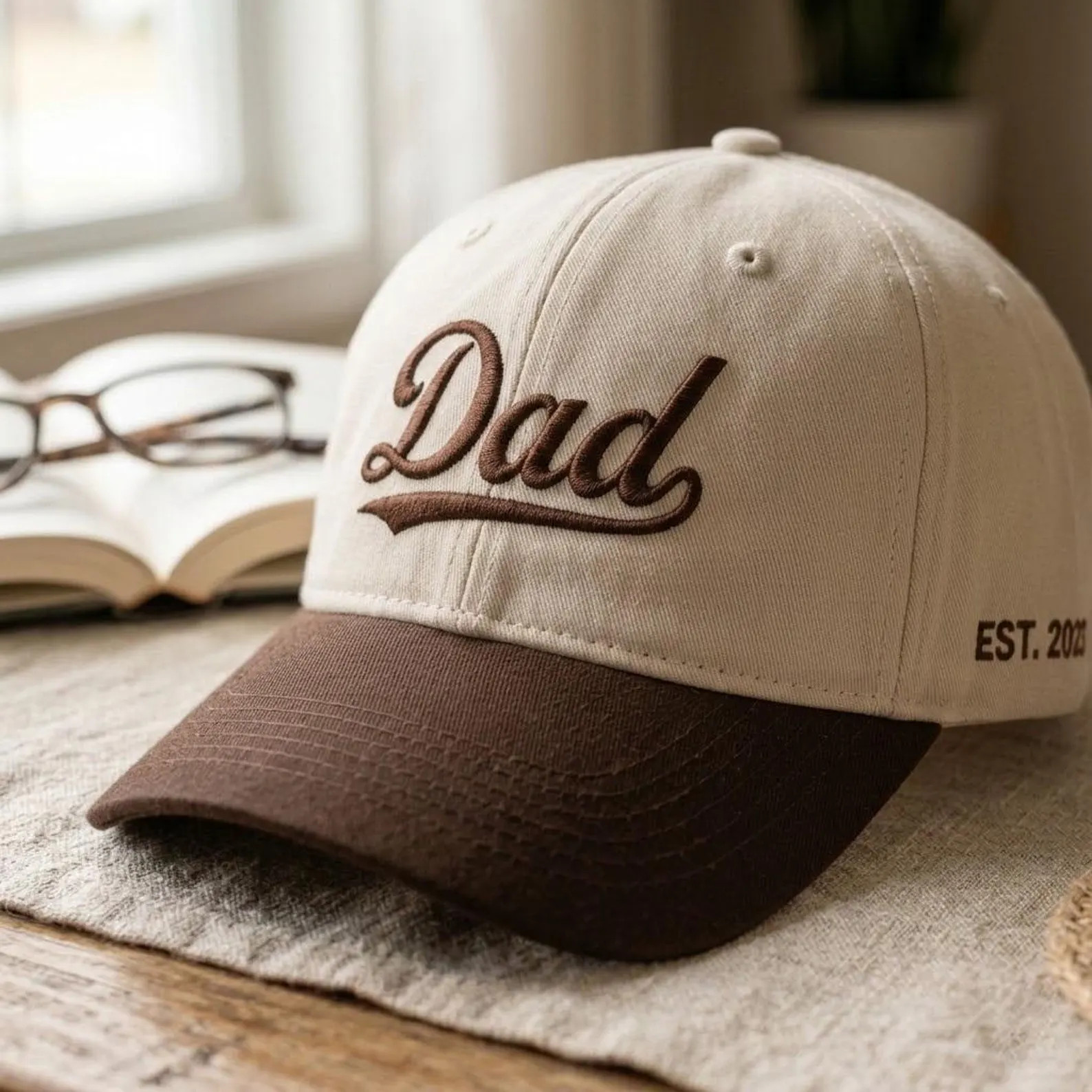 Embroidered Custom Dad Baseball Hat, Personalized Embroidered Cap With Date, Mom And Dad Cap, Fat... | Etsy (Global)