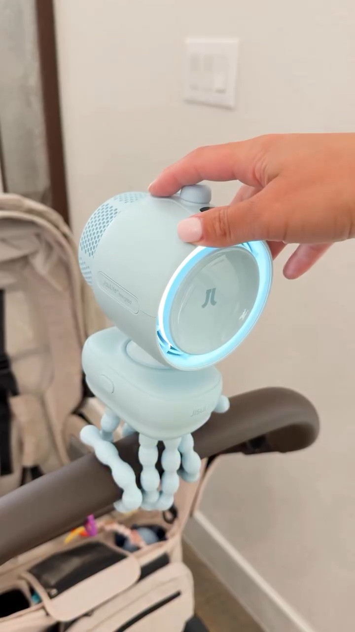 The summer heat, especially here in Texas, is absolutely no joke. But my baby literally throws a fit if she doesn’t get to go on multiple walks throughout the day. I swapped out our smaller fan, which is ideal for the rest of the year, for this large fan, which definitely puts out some serious airflow! I love that you can use it as a standalone fan, or you can attach it to the legs so that it can wrap around your stroller. It also oscillates and has a glowing light effect!

#babyessentials #kidessentials #strollerfan