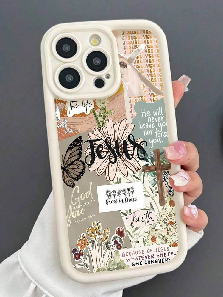 Jesus decal Iphone Case | SHEIN