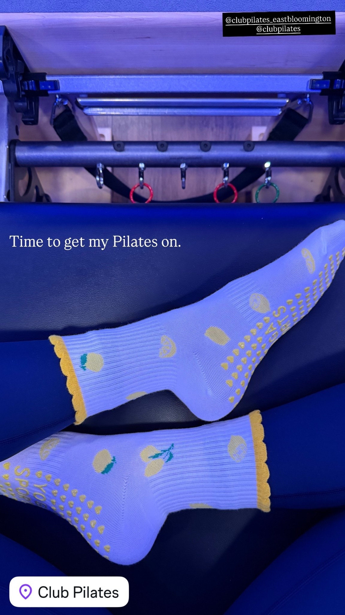 @clubpilates_eastbloomington @clubpilates  Time to get my Pilates on.