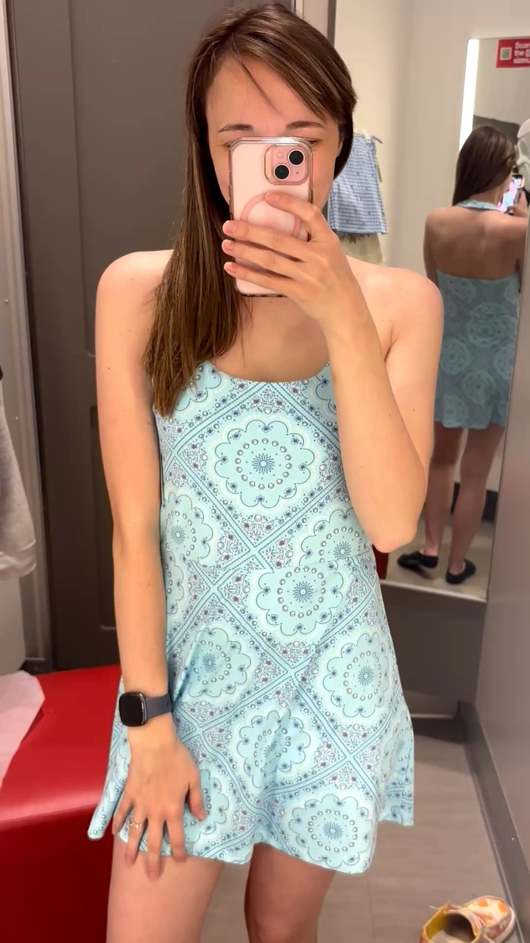 I LOVE this pattern! Such a fun halter neck active dress

#LTKActive
