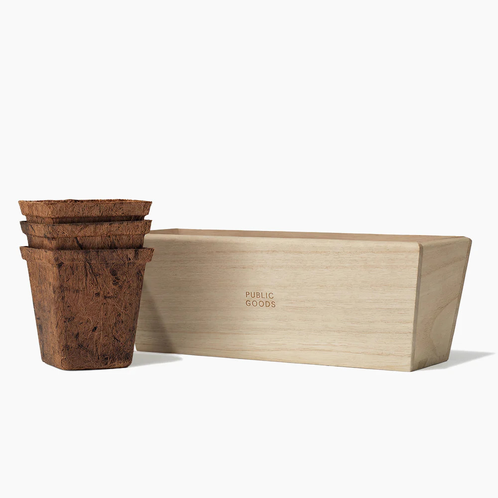 Wooden Herb Planter 1 ct | Public Goods