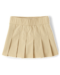 Girls Uniform Quick Dry Pleated Skort - tan | The Children's Place