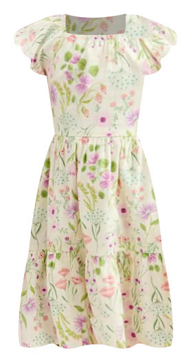 Girls 4-12 Jumping Beans® Flounce Bow Tie-Back Dress | Kohl's