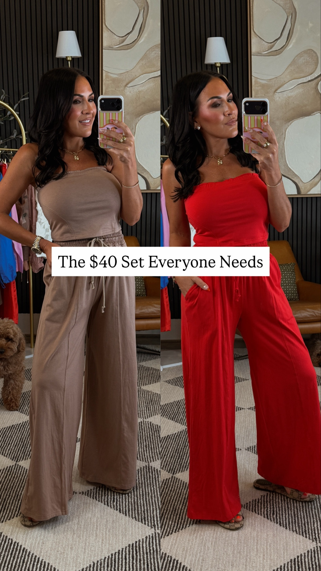 Besties… this set is giving effortless and expensive without the price tag ✨

The kind of outfit you throw on and instantly look put together. Soft, flattering, and the wide leg fit is chef’s kiss. Found this inspired look for $40 while the FP version is over $100… and it comes in 10 colors, so naturally I’m tempted by all of them 🤎❤️

Wearing a size small

5’2” • 130 lbs • 34DD • 25” waist • size small

#AmazonFashion #PetiteFashion #Over40Style #AffordableFashion #SpringStyle