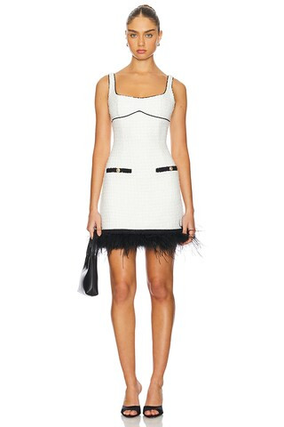 SAYLOR Velma Dress in Ivory & Black from Revolve.com | Revolve Clothing (Global)