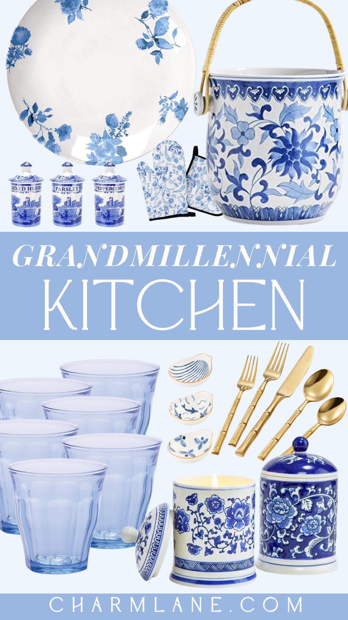Grandmillennial kitchen finds from Amazon 🩵

blue and white decor • grandmillennial style • grandmillennial decor 

#LTKhome #LTKstyletip #LTKfindsunder100
