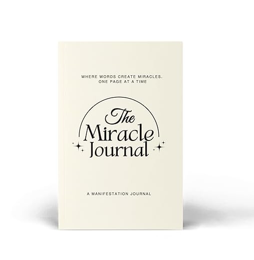 The Miracle Journal: Your Guided Manifestation & Gratitude Journal      Paperback – January 7, ... | Amazon (US)