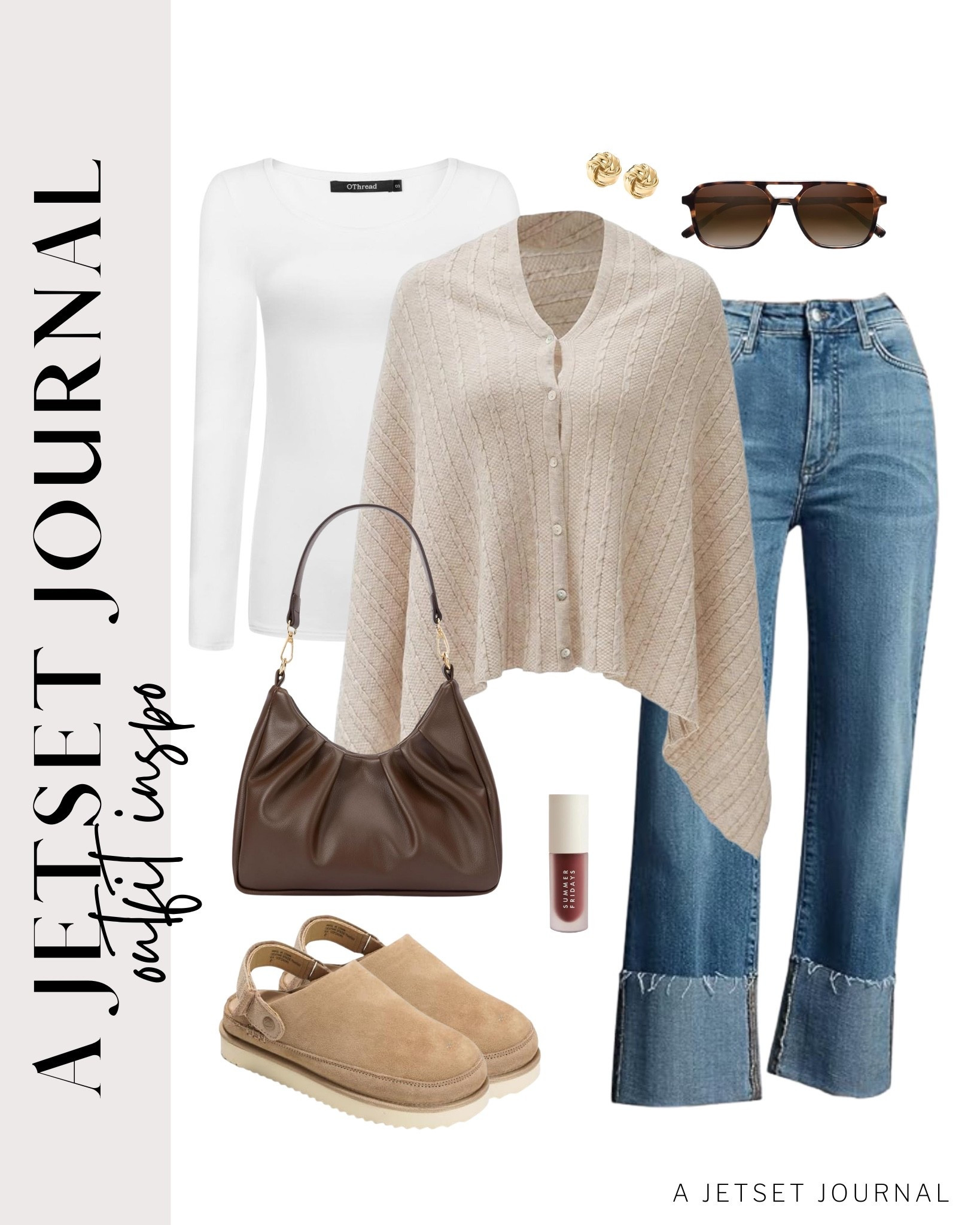 Simple ways to wear this new shawl for a cute and cozy look!
summer fridays lipstick, suede clogs, gold sud earrings, airport outfit, fall fashion, comfy outfit, fall style, everyday look, running errand outfit idea, makeup favorite, beauty must have, affordable style, amazon fashion

#LTKFindsUnder50 #LTKSeasonal #LTKU