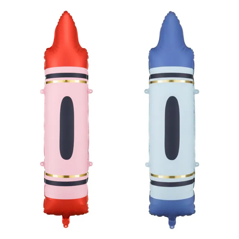 Giant Crayon Foil Balloon: Back To School Decorations, Red or Blue | Etsy (Global)