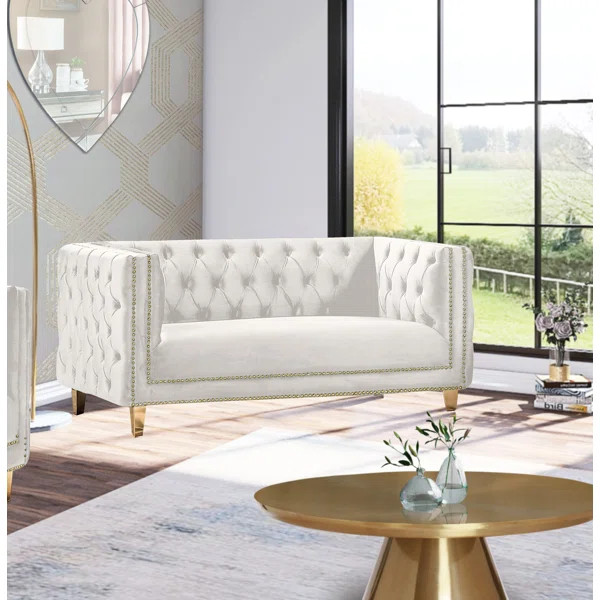 Sickels 66'' Velvet Loveseat | Wayfair North America