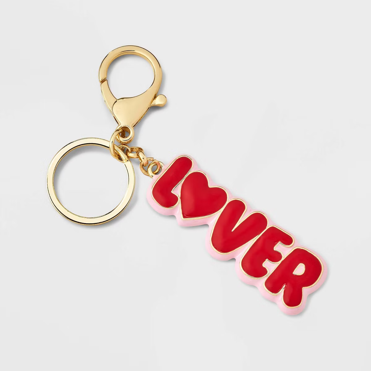 SUGARFIX by BaubleBar Valentine's Day Lover Era Keychain - Gold | Target