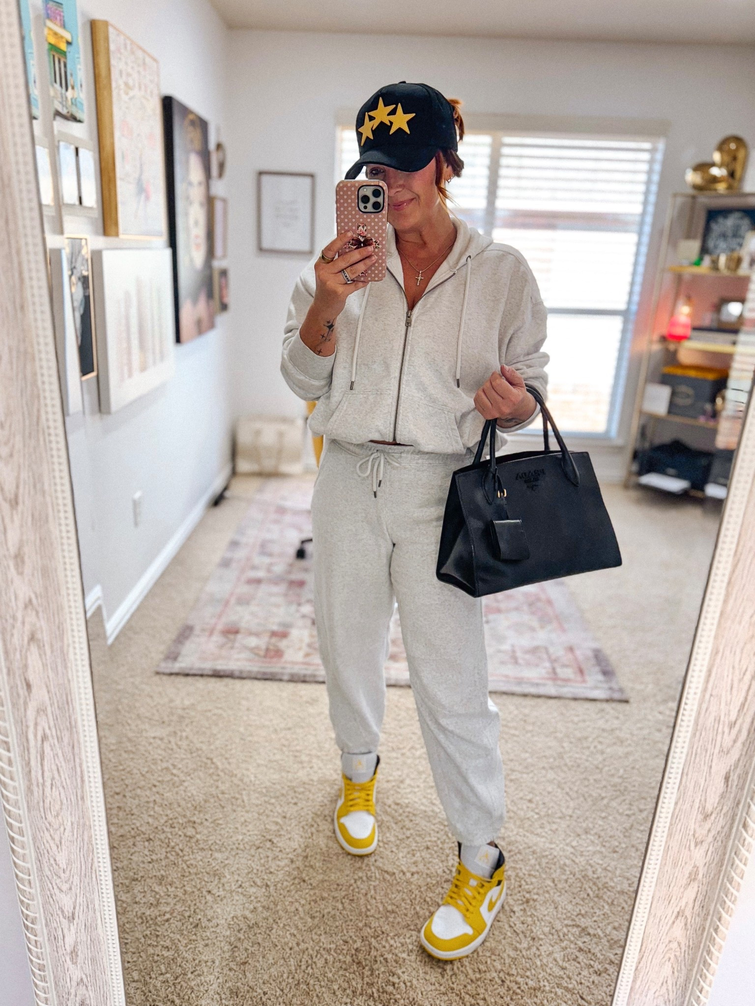 Thursday OOTD 🩶💛🖤 

#LTKOver40 #LTKootd #LTKFindsUnder50