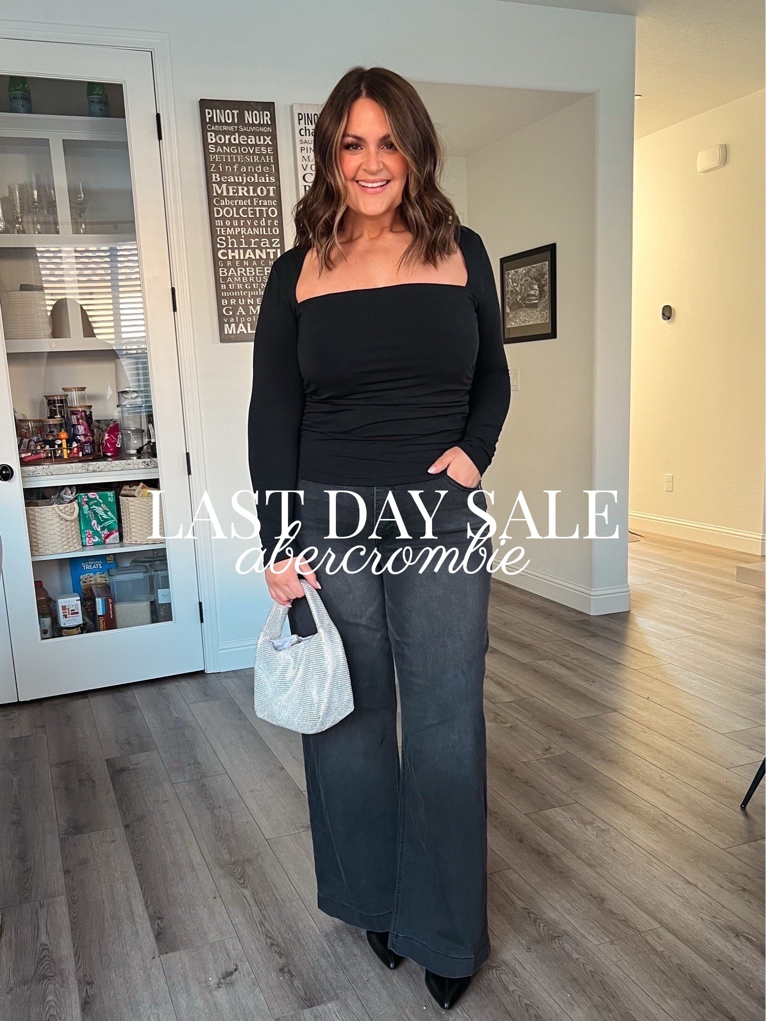 Date night look! Top on sale at Abercrombie with LTK fall sale now till Monday 9/29!

Jeans, 14
Top, xl
Boots, true to size (I wear a 10)

All black outfit, black denim, wide leg denim, high waisted jeans, black boots, what I wore on date night, ltk fall sale, fall sale, sale, sale alert, sale finds, weekend sale, ltk sale, sale finds, Courtney Hamilton

#LTKFallSale #LTKSaleAlert #LTKMidsize