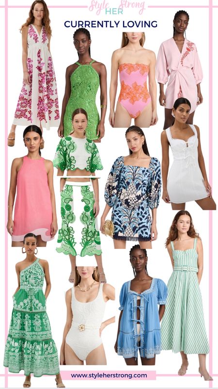 Current Loving: Resort wear edit, vacation outfit, vacation dress, beach dress, spring dress, coverup, swimsuit 

#LTKSeasonal #LTKswim #LTKtravel