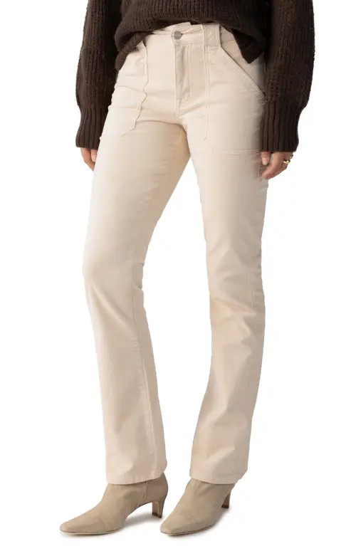 Sanctuary Hayden Bootcut Corduroy Pants in Toasted Almond at Nordstrom, Size 32 | Nordstrom