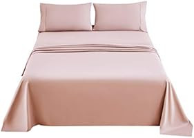 Bed Sheet Set 4 Pieces Brushed Microfiber Luxury with Soft Bedding Fade and Stain Resistant Queen... | Amazon (US)